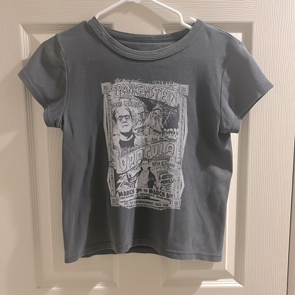 brandy melville frankenstein top! 💀